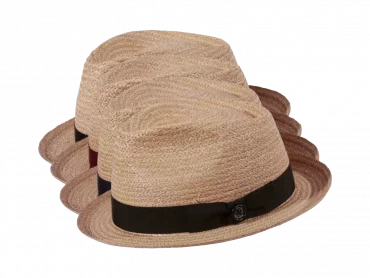 Strohhut Trilby Raffia in vier Farben