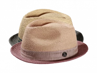 Strohhut Player Raffia/Stoff