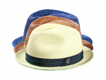 Strohhut Player Raffia farbig
