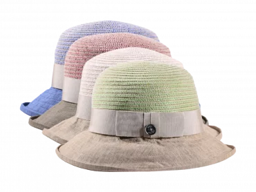 Sommer Rollhut aus Soft Leinen