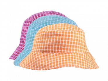 Kinder Stoffmütze in drei Farben