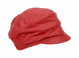 Damen Sommermütze in Orangerot