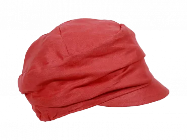 Damen Sommermütze in Orangerot