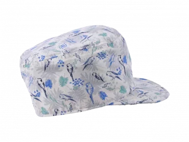 Kindermütze mit Papageimotiv