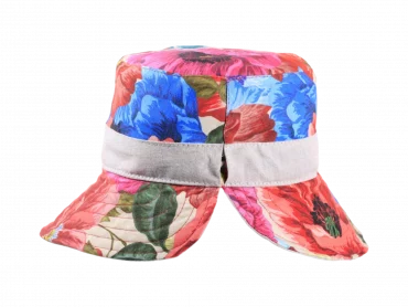 Stoffhut Hawaii Flowers