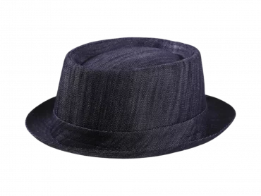Sommerhut Porkpie Cotton Navyblau