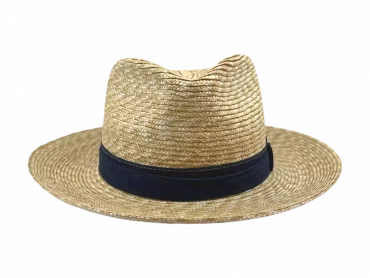 Strohhut Fedora im Jeans-Look
