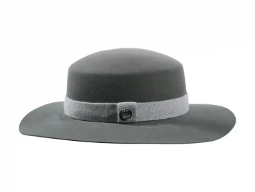 Damen Filzhut Cloche Velours Alge