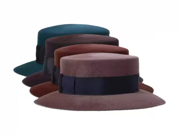 Damenhut Cloche Gross Haarfilz Velours