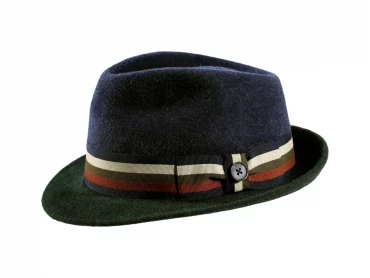 Trilby Haarfilzhut 2-Piece meliert