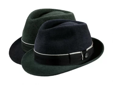 Trilby Haarfilzhut 2-Piece meliert