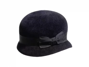 Damenhut Cloche Haarfilz Velours