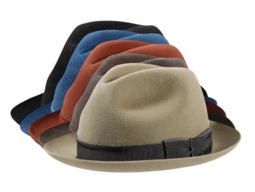 Haarfilzhut Player in 5 Farben