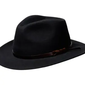 Filzhut Country Crushable aus Wollfilz mit Lederband|