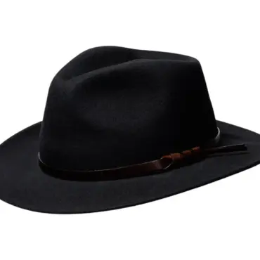 Filzhut Country Crushable aus Wollfilz mit Lederband|