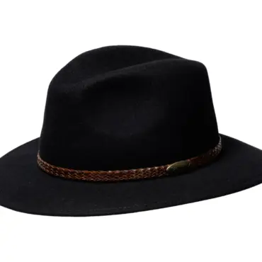 Cityhut Crushable Wollfilz mit Lederband