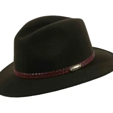 Cityhut Crushable Wollfilz mit Lederband