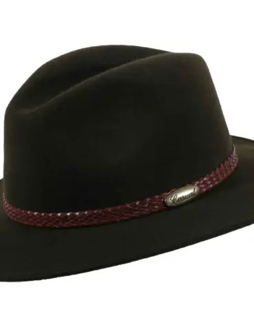 Cityhut Crushable Wollfilz mit Lederband