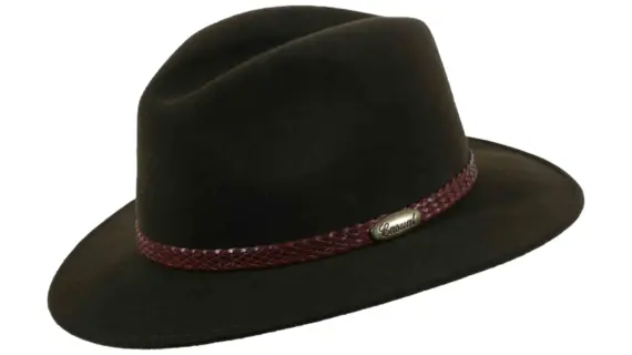 Cityhut Crushable Wollfilz mit Lederband