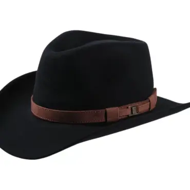 Outdoorhut Wollfilz wetterfest mit Wildlederband