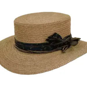 Western Raffiahut mit Multicolor Hutband mit Hülsenfrüchte als deko||||||||||