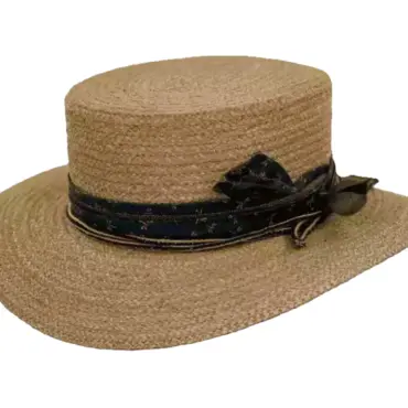 Western Raffiahut mit Multicolor Hutband mit Hülsenfrüchte als deko||||||||||