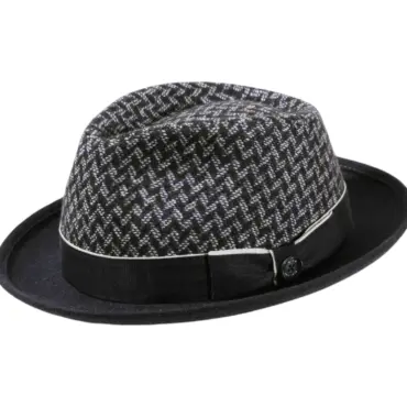 Trilby Wollstoff / Haarfilz meliert