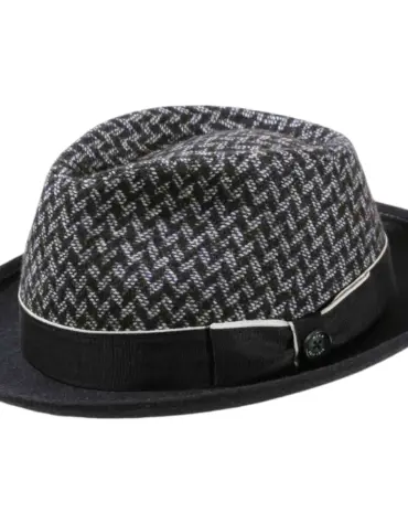 Trilby Wollstoff / Haarfilz meliert