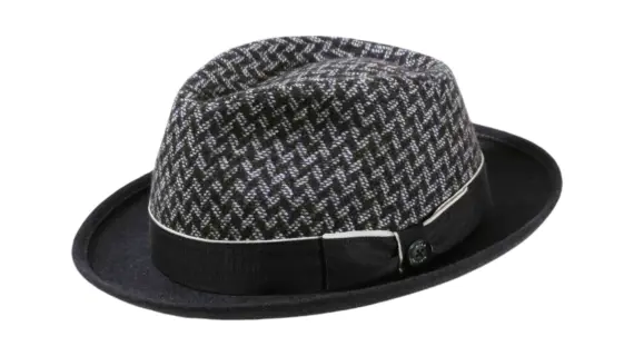 Trilby Wollstoff / Haarfilz meliert