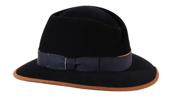Damen Haarfilzhut Velours mit Filzeinsatz