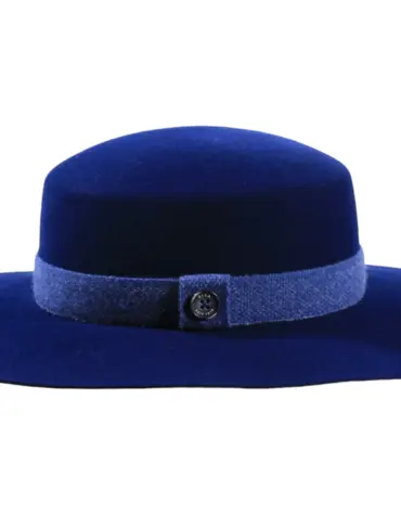 Cloche Velours „Folly Dot“ – Damenhut aus Haarfilz