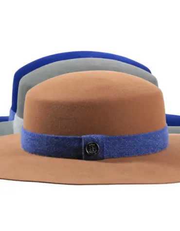 Cloche Velours „Folly Dot“ – Damenhut aus Haarfilz