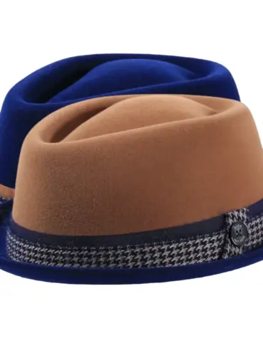 Player Diamant Shape Velours Haarfilzhut zweifarbig|Player Diamant Shape Velours Haarfilzhut zweifarbig|Player Diamant Shape Velours Haarfilzhut zweifarbig||