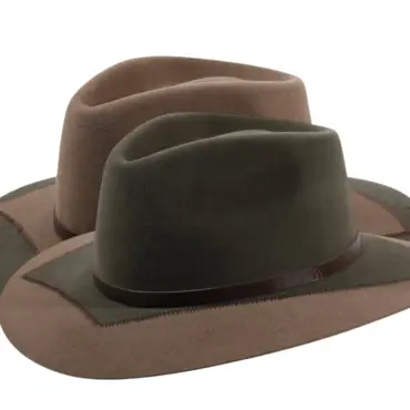 Fedora Travel Velours „Forest Atmosphere“ – zweifarbig