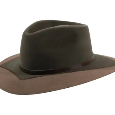 Fedora Travel Velours „Forest Atmosphere“ – zweifarbig