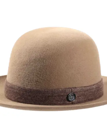 Fedora Velours „Folly Ribon“ Shapable – handgefertigt in der Schweiz