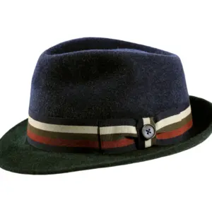 Trilby Haarfilz 2-Piece meliert nieder