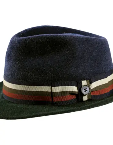 Trilby Haarfilz 2-Piece meliert nieder