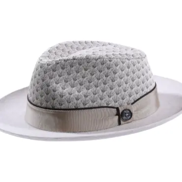 Fedora Bogart Peacock-Flair mit Klapprand