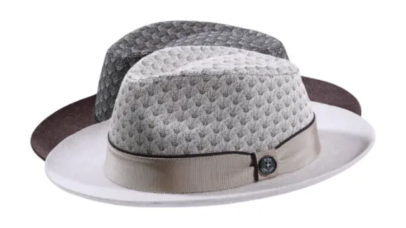 Fedora Bogart Peacock-Flair mit Klapprand