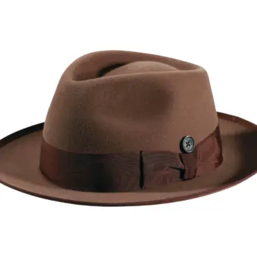 Bogart Fedora Haarfilzhut mit Klapprand – handgefertigt in der Schweiz