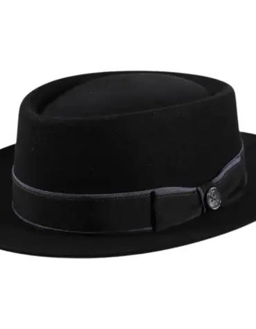 Fedora niederer Kopf „Paspel & Garn“ – Handgefertigt in der Schweiz