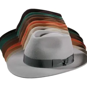 Fedora/Bogart Filzhut mit Klapprand – imprägniert