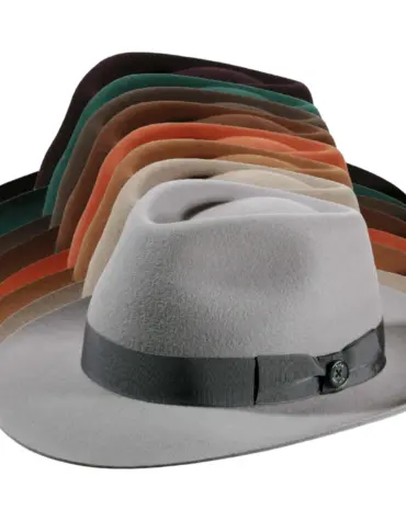 Fedora/Bogart Filzhut mit Klapprand – imprägniert