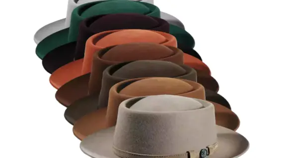 Fedora Wollfilz mit schmaler Krempe