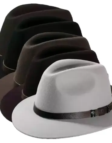 Traveler Filzhut waterproof & crushable mit Lederband