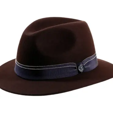 Fedora Traveler Wollfilz mit breiter Krempe