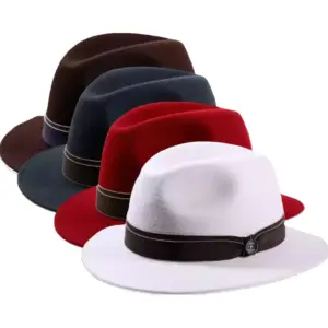 Fedora Traveler Wollfilz mit breiter Krempe
