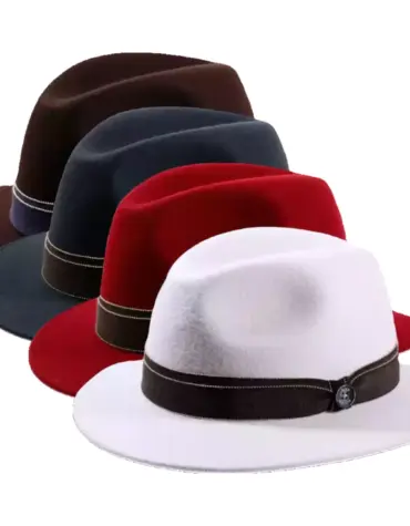 Fedora Traveler Wollfilz mit breiter Krempe