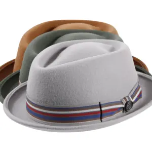 Diamant Shape Wollfilzhut „Striped“ mit gestreiftem Hutband|Diamant Shape Wollfilzhut „Striped“ mit gestreiftem Hutband|Diamant Shape Wollfilzhut „Striped“ mit gestreiftem Hutband|Diamant Shape Wollfilzhut „Striped“ mit gestreiftem Hutband